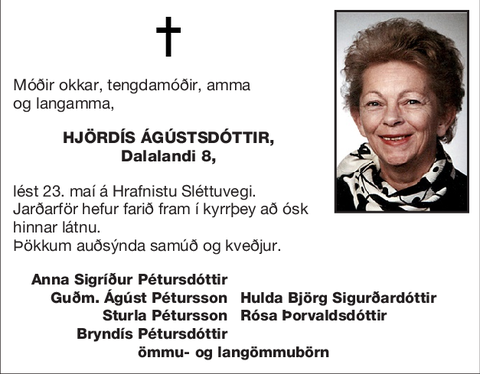 Hjördís Ágústsdóttir,