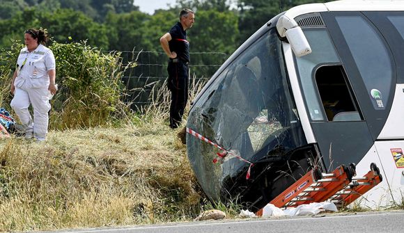 Fjórir létust í rútuslysi í Frakklandi