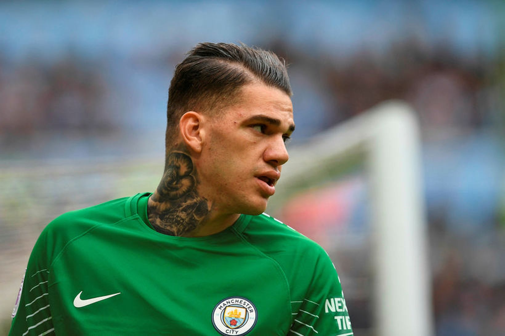 Ederson hefur spilað vel fyrir Manchester City.