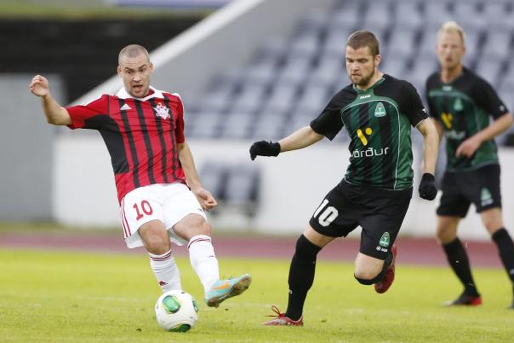 Guðjón Pétur Lýðsson skoraði mark Breiðabliks.