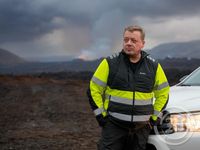 bygging varnargarða við Grindavík og Svartsengi