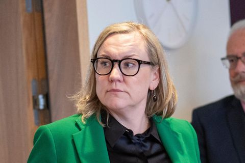 Minister of Justice, Þorbjörg Sigríður Gunnlaugsdóttir.