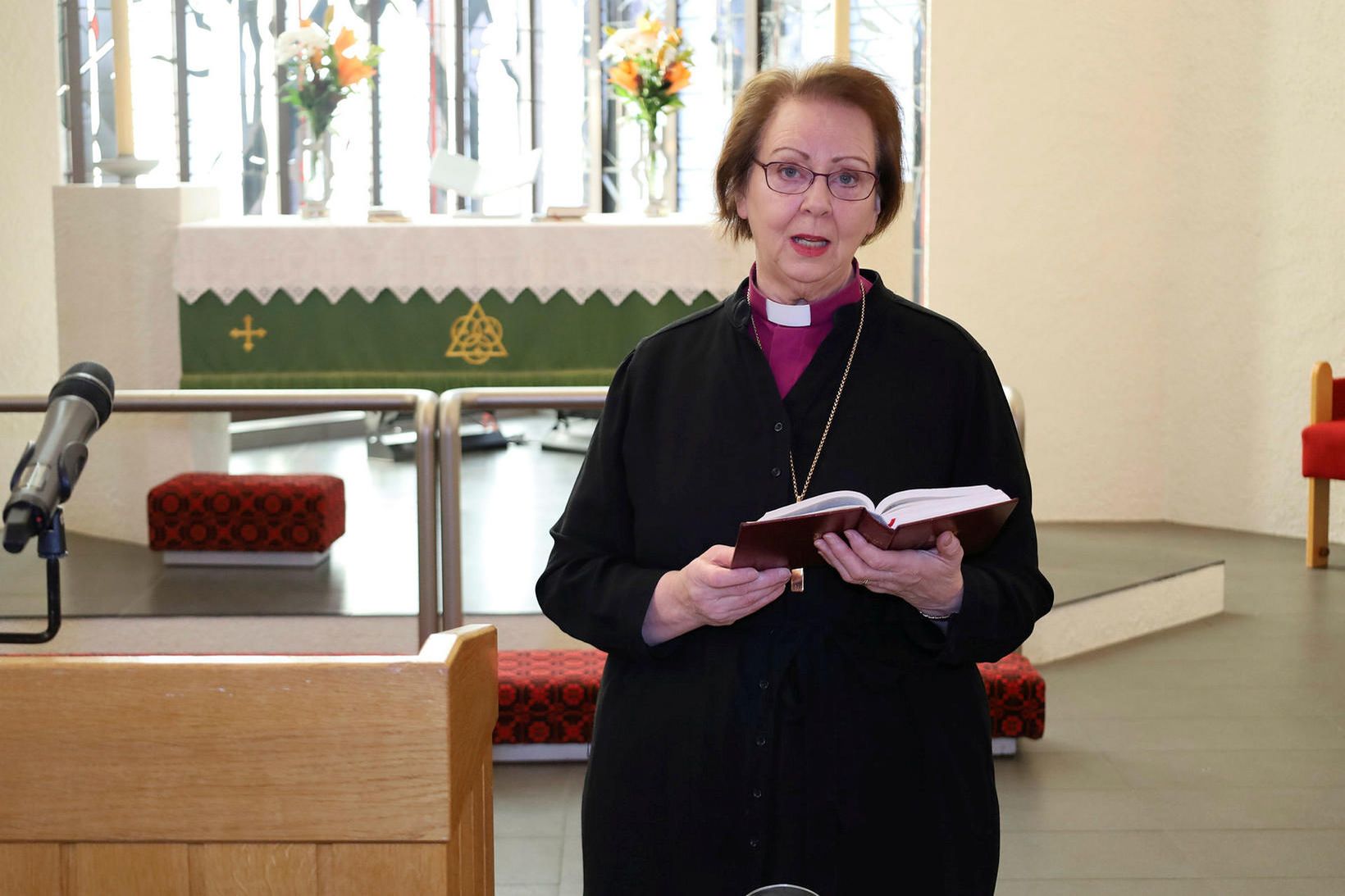 Agnes M. Sigurðardóttir biskup Íslands.