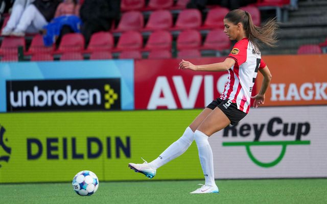 Jelena Tinna Kujundzic er komin með 100 leiki fyrir Þrótt í Bestu deildinni.