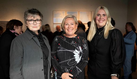 Halla Tómas og Þórdís Kolbrún á sýningu Rúrí