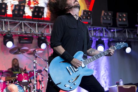 The Foo Fighters played many of their old hits, along with brand new songs.