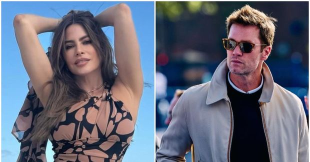 Sofia Vergara og Tom Brady hafa haft það gott saman á Íbiza að undanförnu.