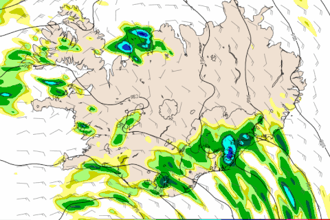 Tomorrow's rain forecast.