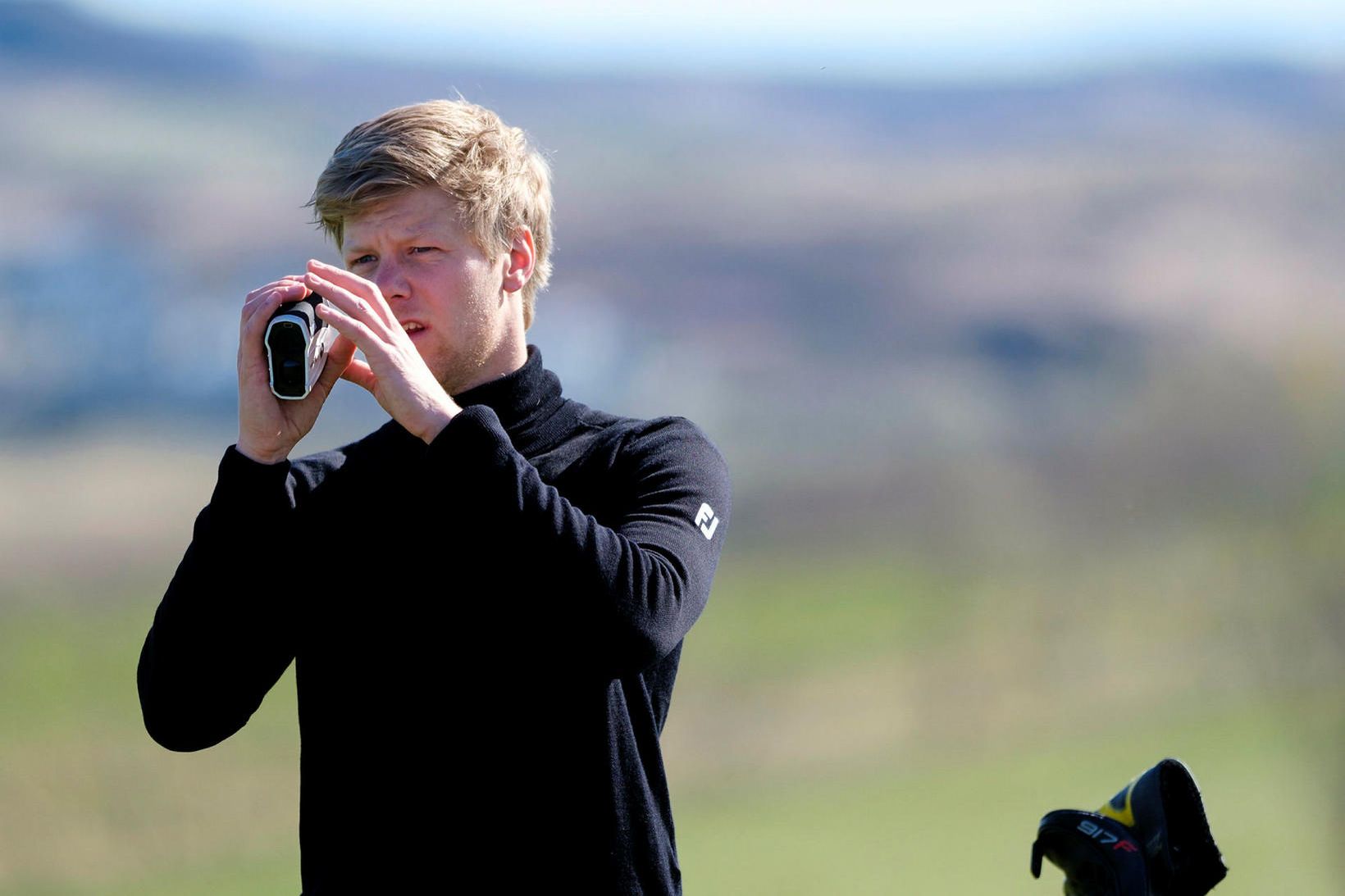 Guðmundur Ágúst Kristjánsson spilaði frábært golf á Norður-Írlandi.