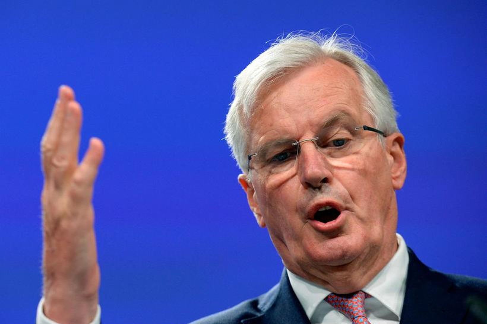 Michel Barnier, aðalsamningamaður ESB vegna útgöngu Bretlands úr sambandinu.