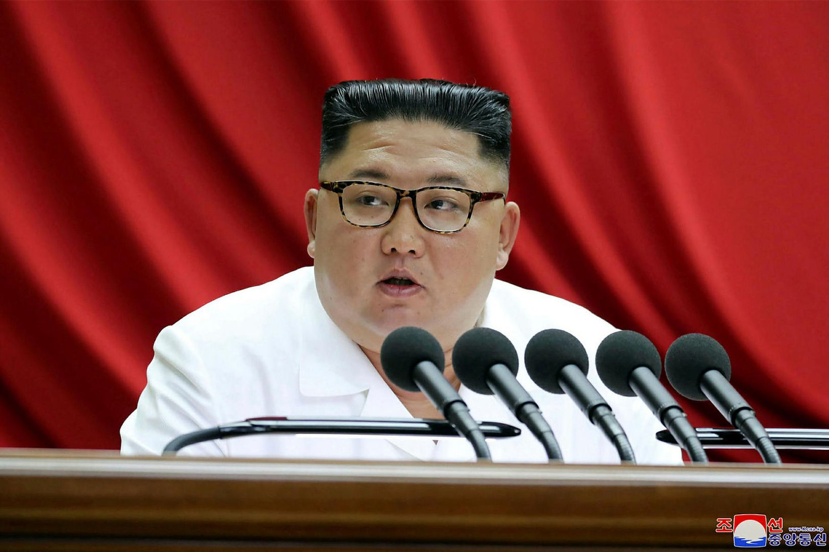 Óvíst er um heilsu Kim Jong Un, leiðtoga Norður-Kóreu.