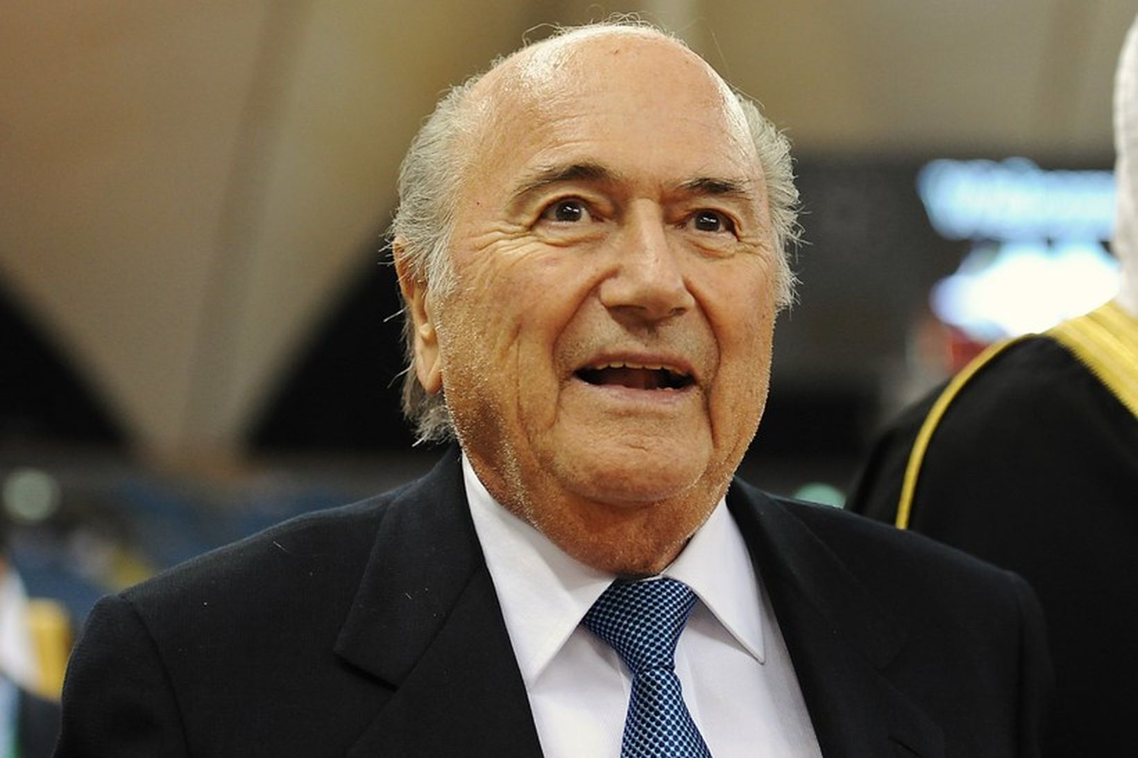 Mörg spjót beinast að Sepp Blatter vegna Garcia-skýrslunnar.