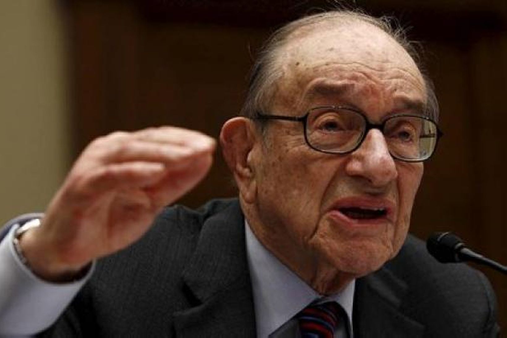 Alan Greenspan, fyrrum seðlabankastjóri Bandaríkjanna.