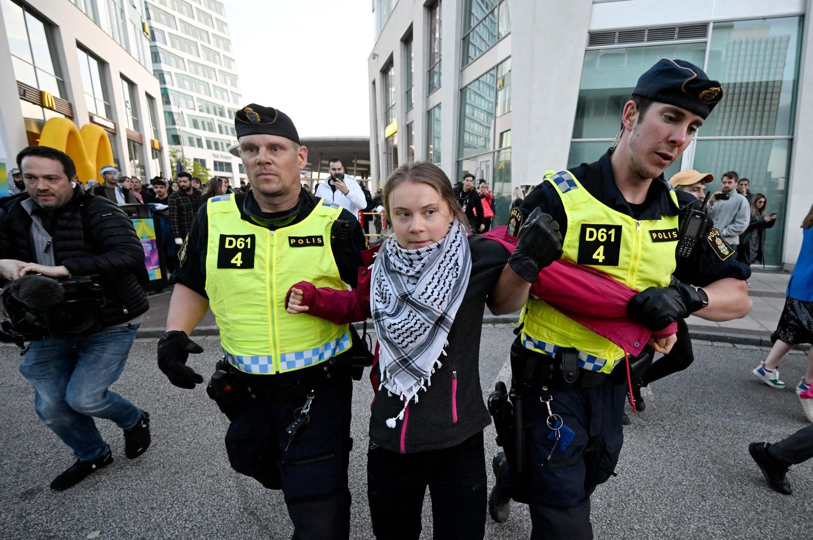 Thunberg handtekin í Malmö