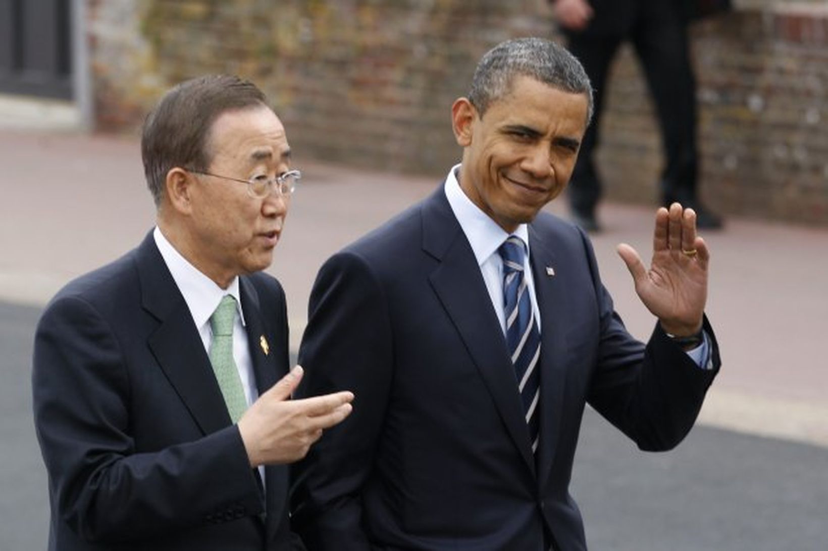 Obama ásamt Ban Ki-moon.