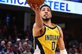 Indiana Tyrese Haliburton, 25 ára gamall bandarískur bakvörður og ólympíumeistari árið 2024.