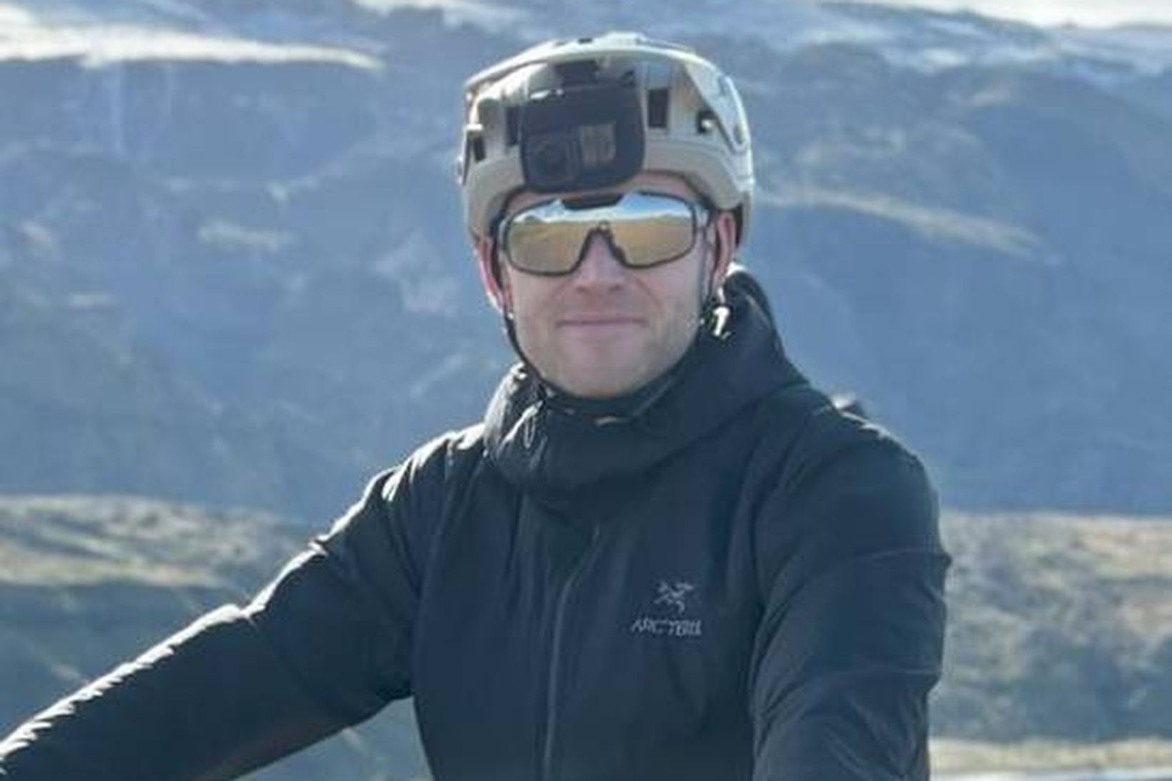 Leifur veit fátt skemmtilegra en að þeysast upp og niður …