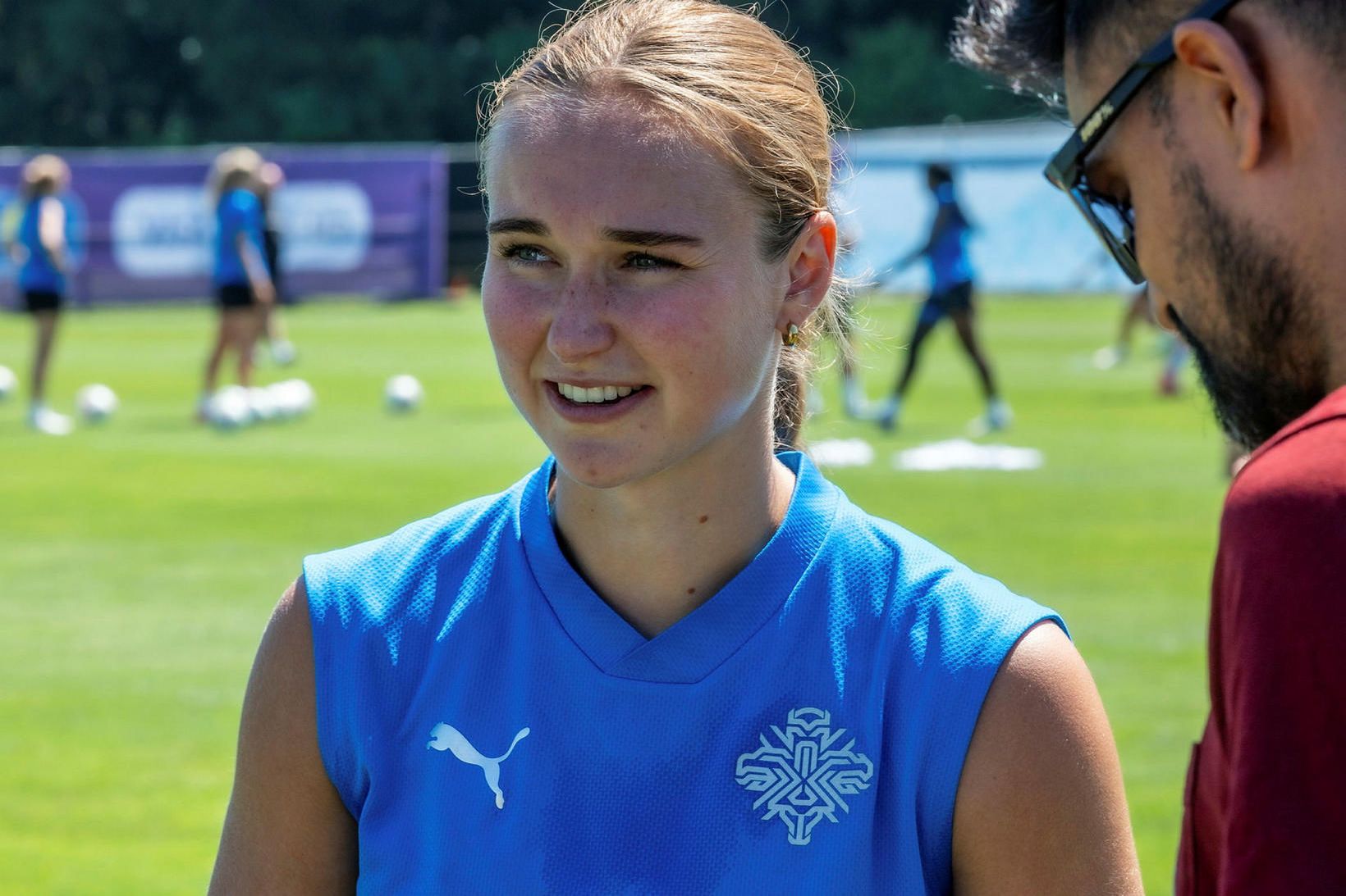 „Rosalega þungur völlur“