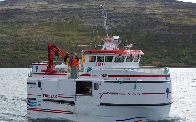 Kaup Aflaheimildirnar sem ÚR hefur keypt voru skráðar á línubát Þórsbergs ehf. Indriða Kristins BA-751 …