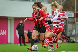 Svanhildur Ylfa Dagbjartsdóttir í leik með Víkingi sumarið 2022.