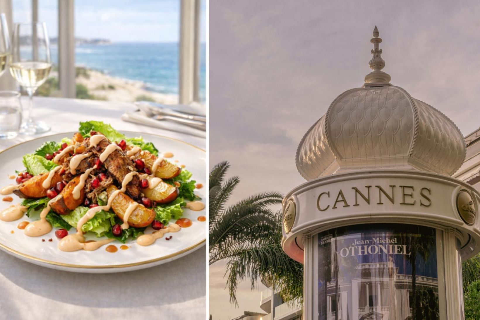 Sætt salat sem minnir á Cannes