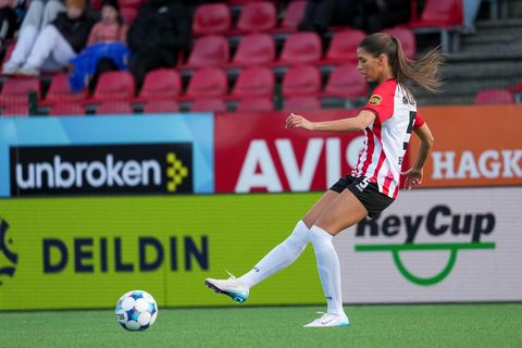 Jelena Tinna Kujundzic er komin með 100 leiki fyrir Þrótt í Bestu deildinni.
