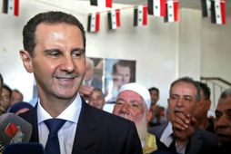 Bashar al-Assad mætir á kjörstað á miðvikudag.