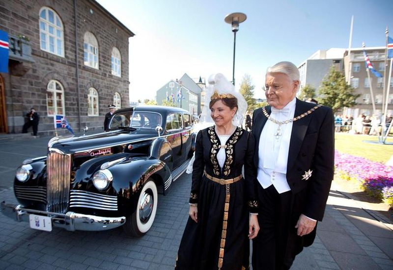 Preisdent Ólafur Ragnar Grímsson and his wife Dorrit Moussaieff.