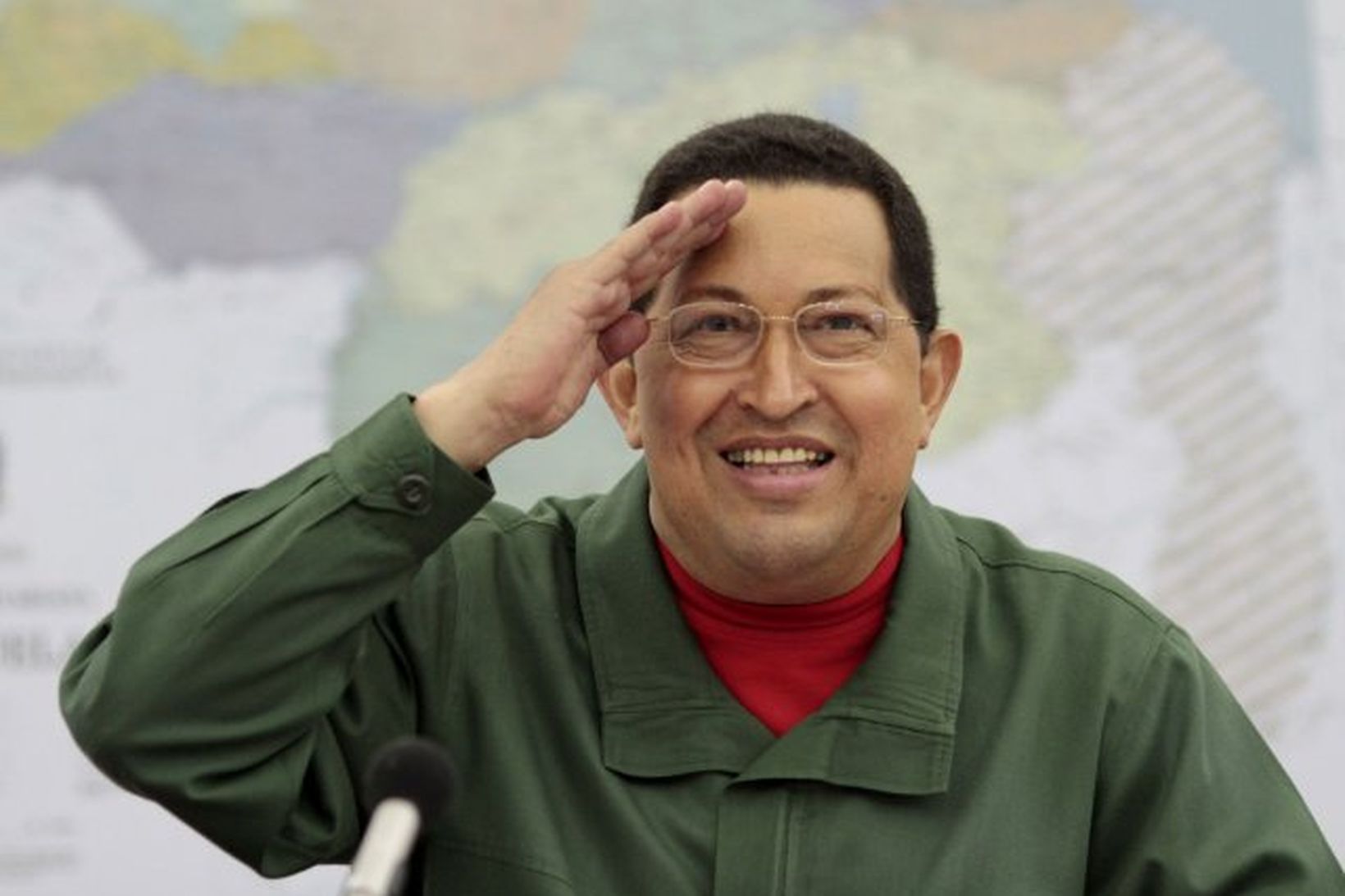 Hugo Chávez, forseti Venesúela.