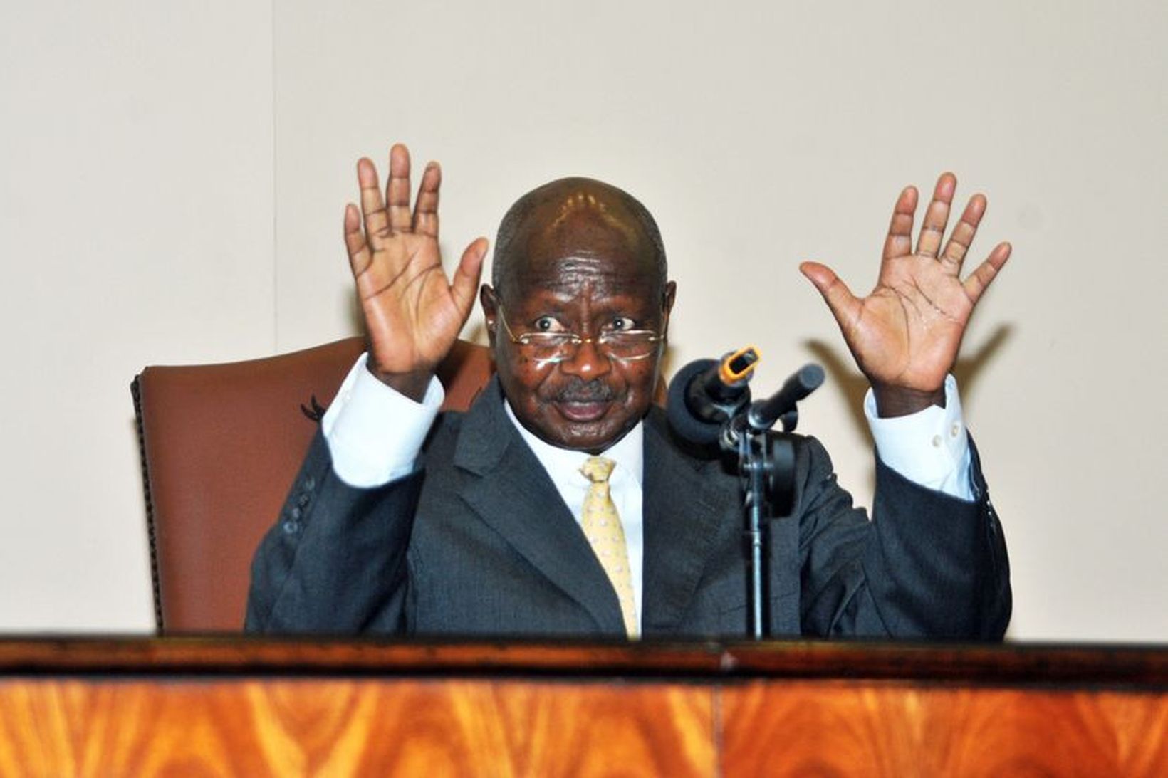 Yoweri Museveni, forseti Úganda.