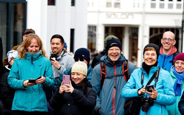 Fjöldi ferðamanna sem kom til landsins jókst 2,2% milli ára.