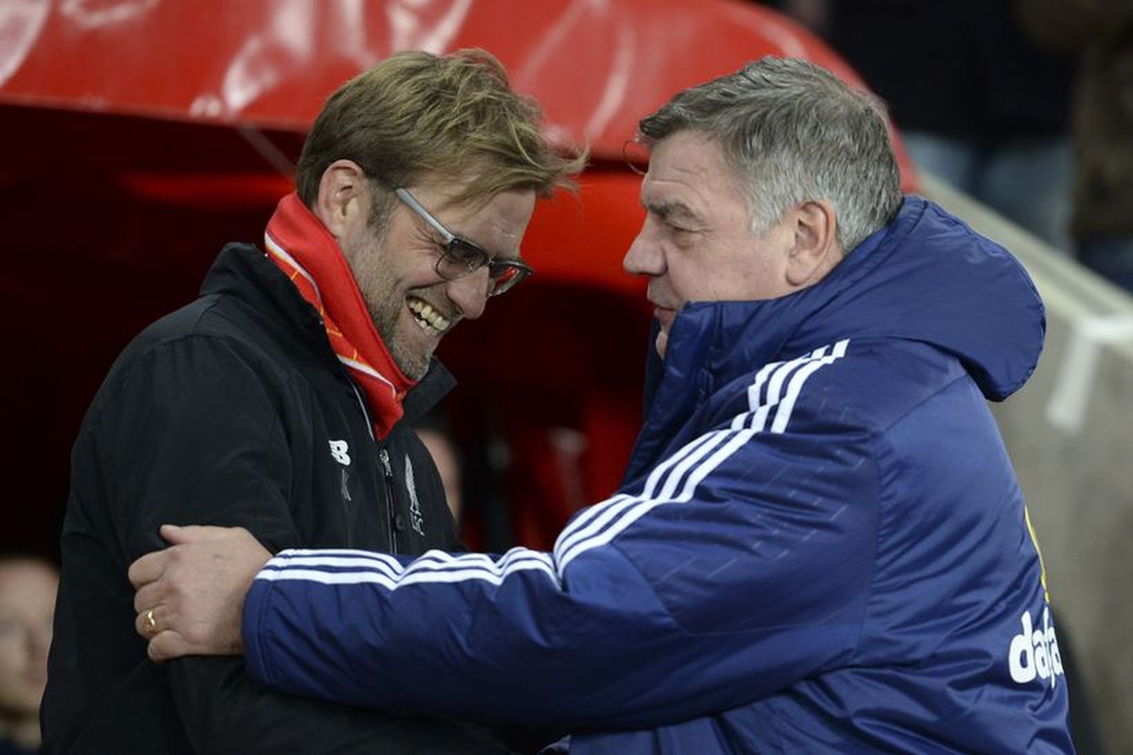 Jürgen Klopp og Sam Allardyce.