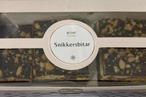 Snikkersbitar frá 17 sortum.