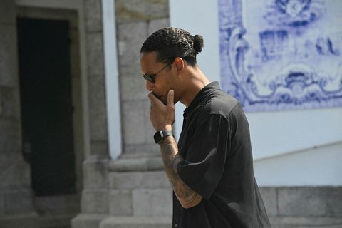 Virgil van Dijk fyrirliði Liverpool mætti einnig í jarðarför Jota.