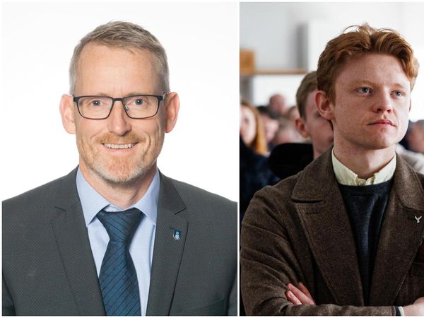 Father and son from Suðurnes are both running in the coming elections, but for different parties.