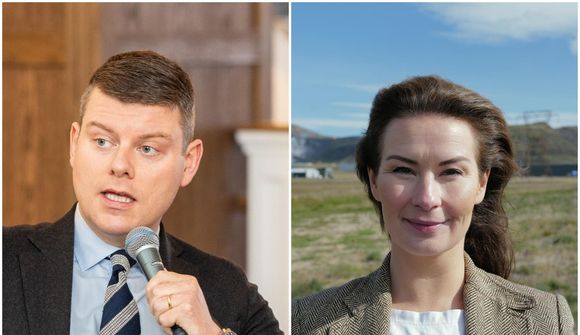 Stefán Einar og Sara Lind hvort í sína áttina
