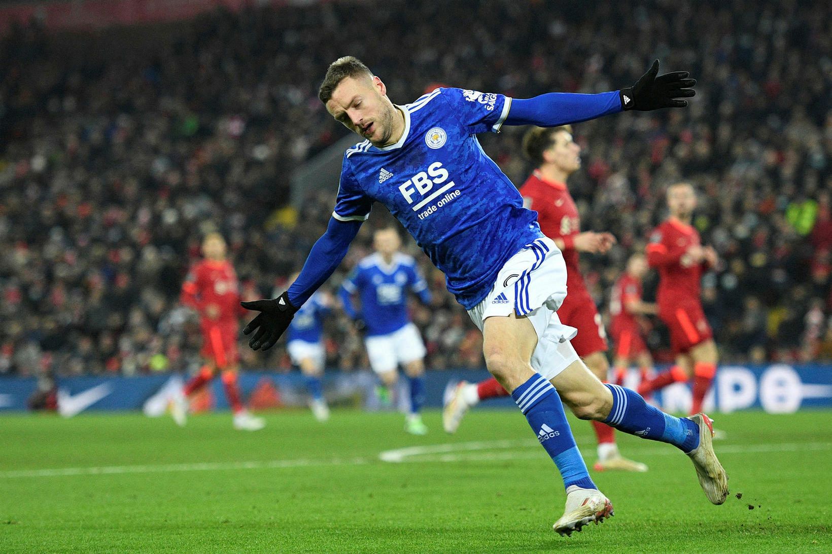 Jamie Vardy spilar ekki fótbolta næstu vikurnar.