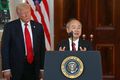 Samstaða Masayoshi Son forstjóri SoftBank hefur ræktað gott samband við Trump og var m.a. fastagestur á heimili forsetans í lok síðasta árs.