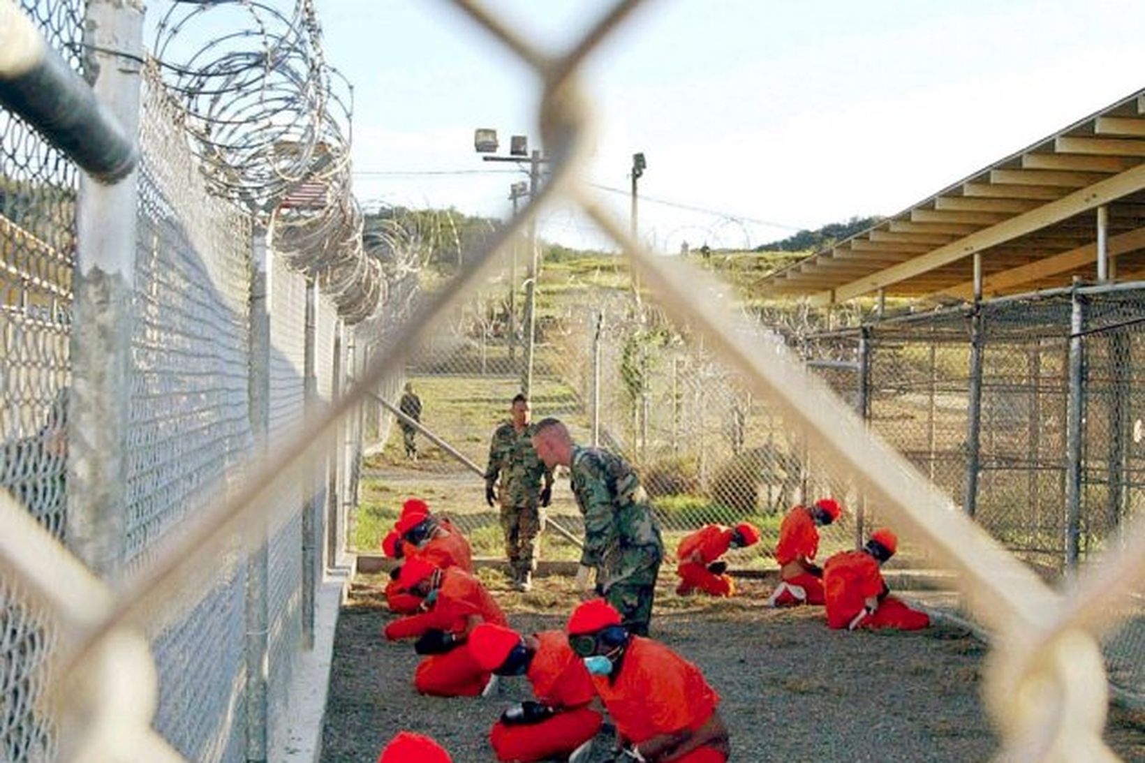 Í Guantanamo fangabúðunum á Kúbu