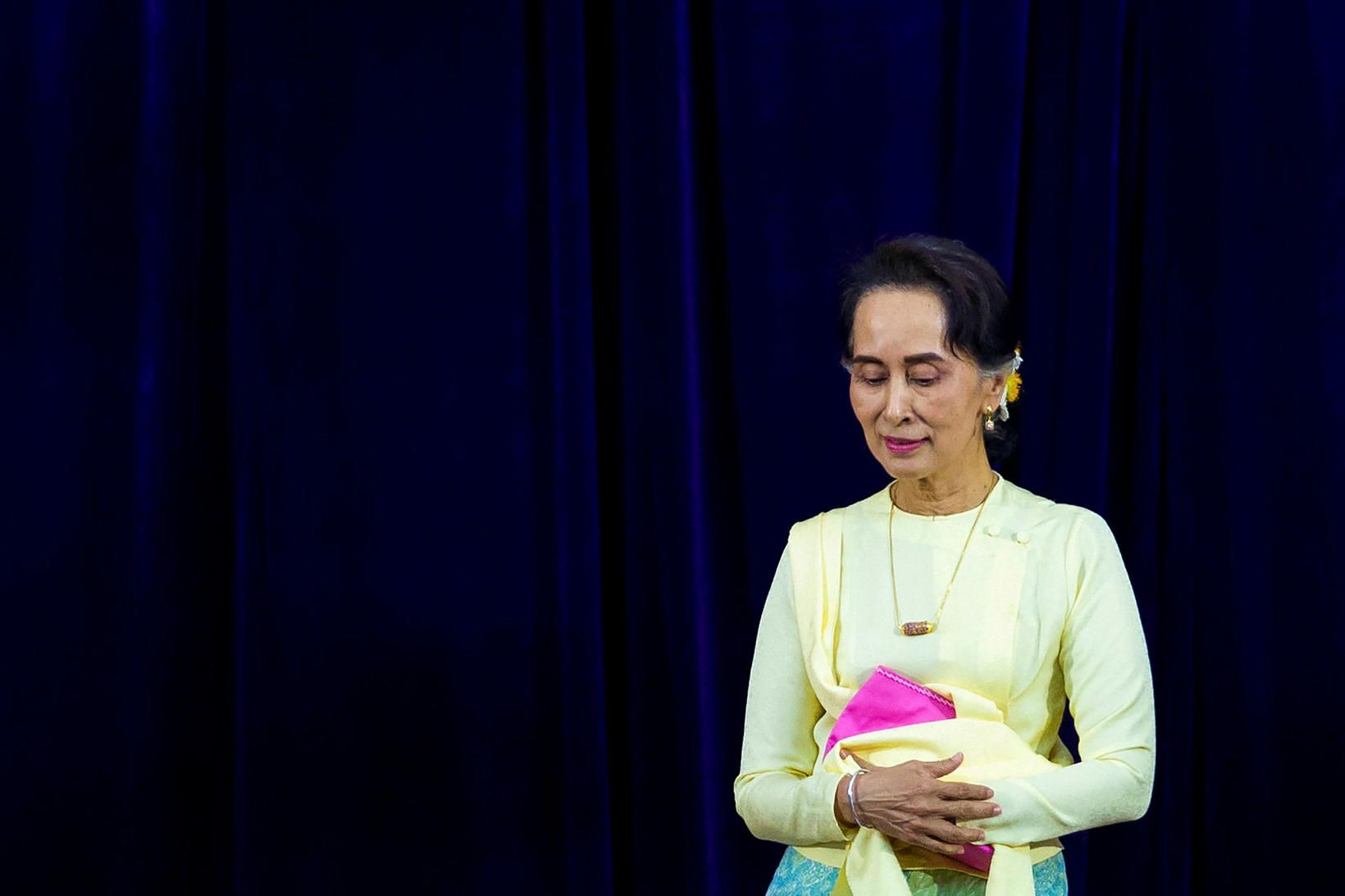 Aung San Suu Kyi árið 2018.