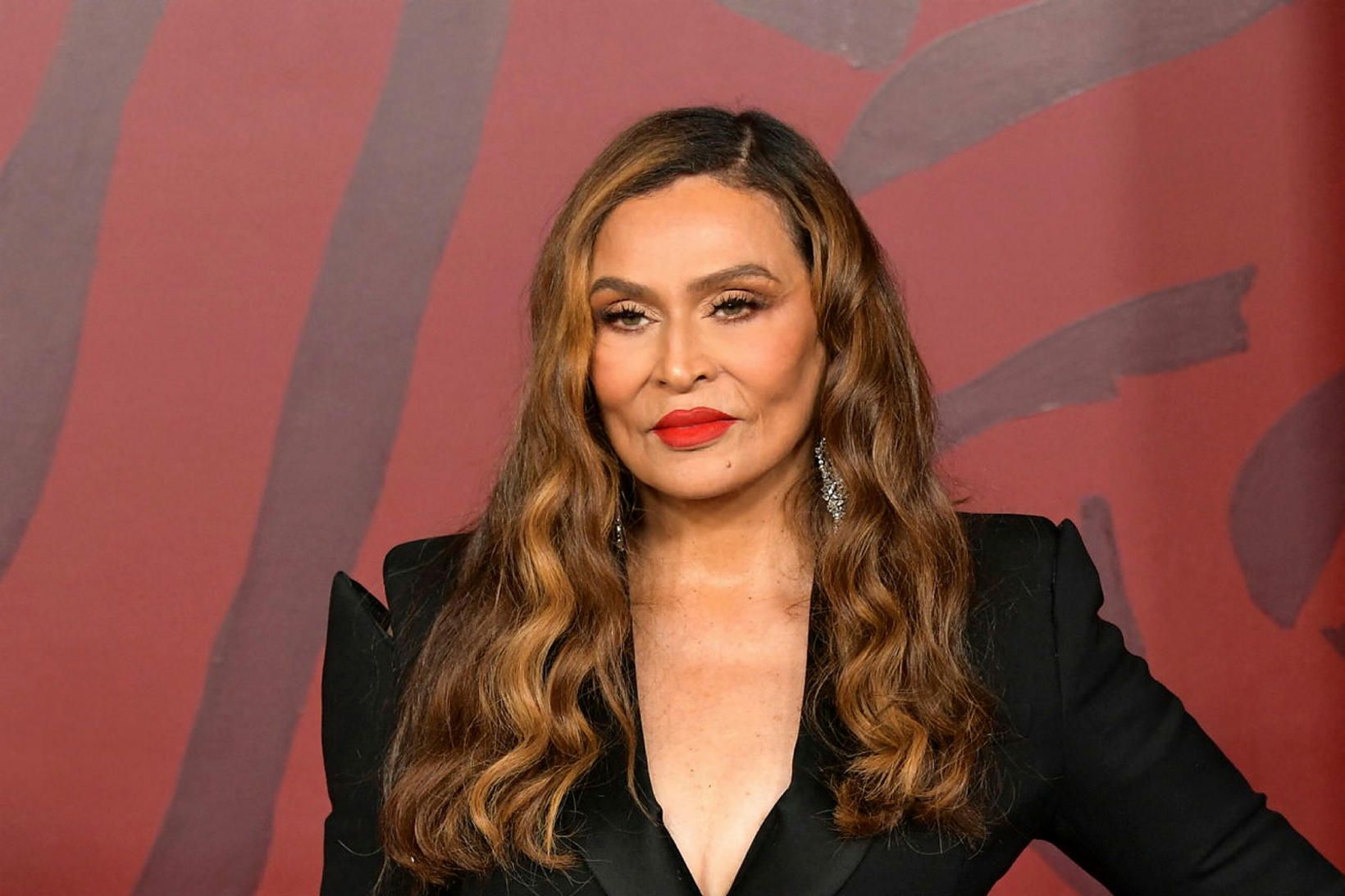 Tina Knowles er viðskiptakona og fatahönnuður. Myndin er tekin þegar …