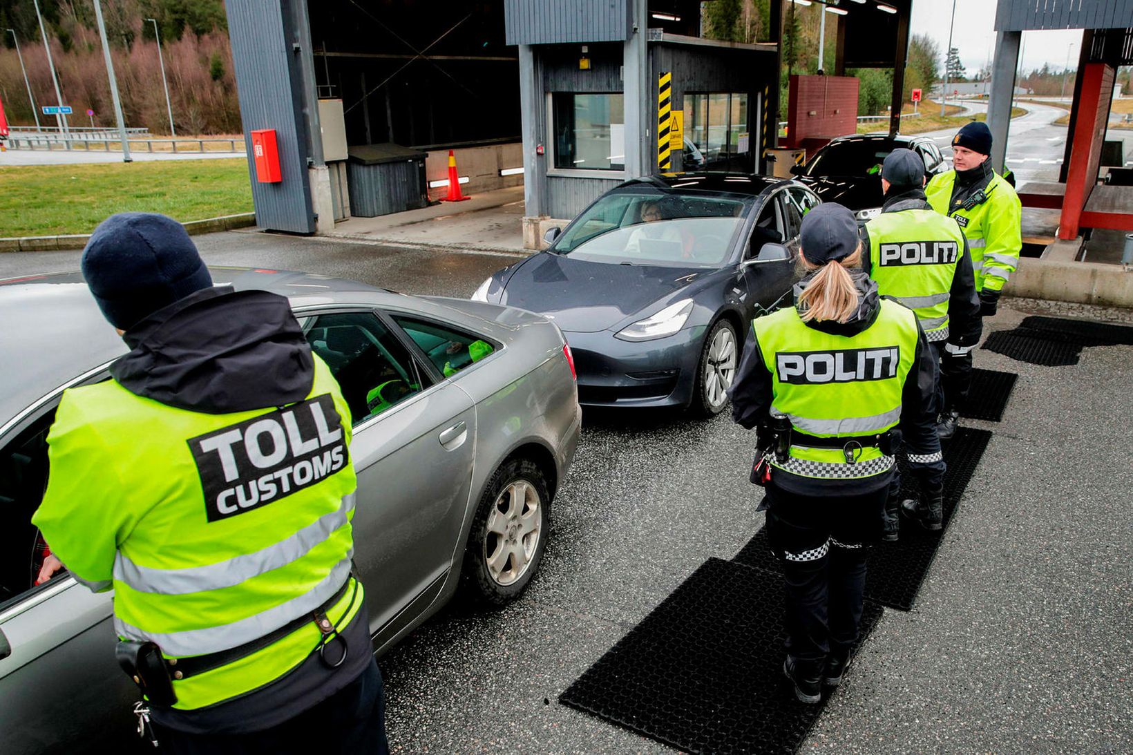 Landamæri Svíþjóðar og Noregs í dag.