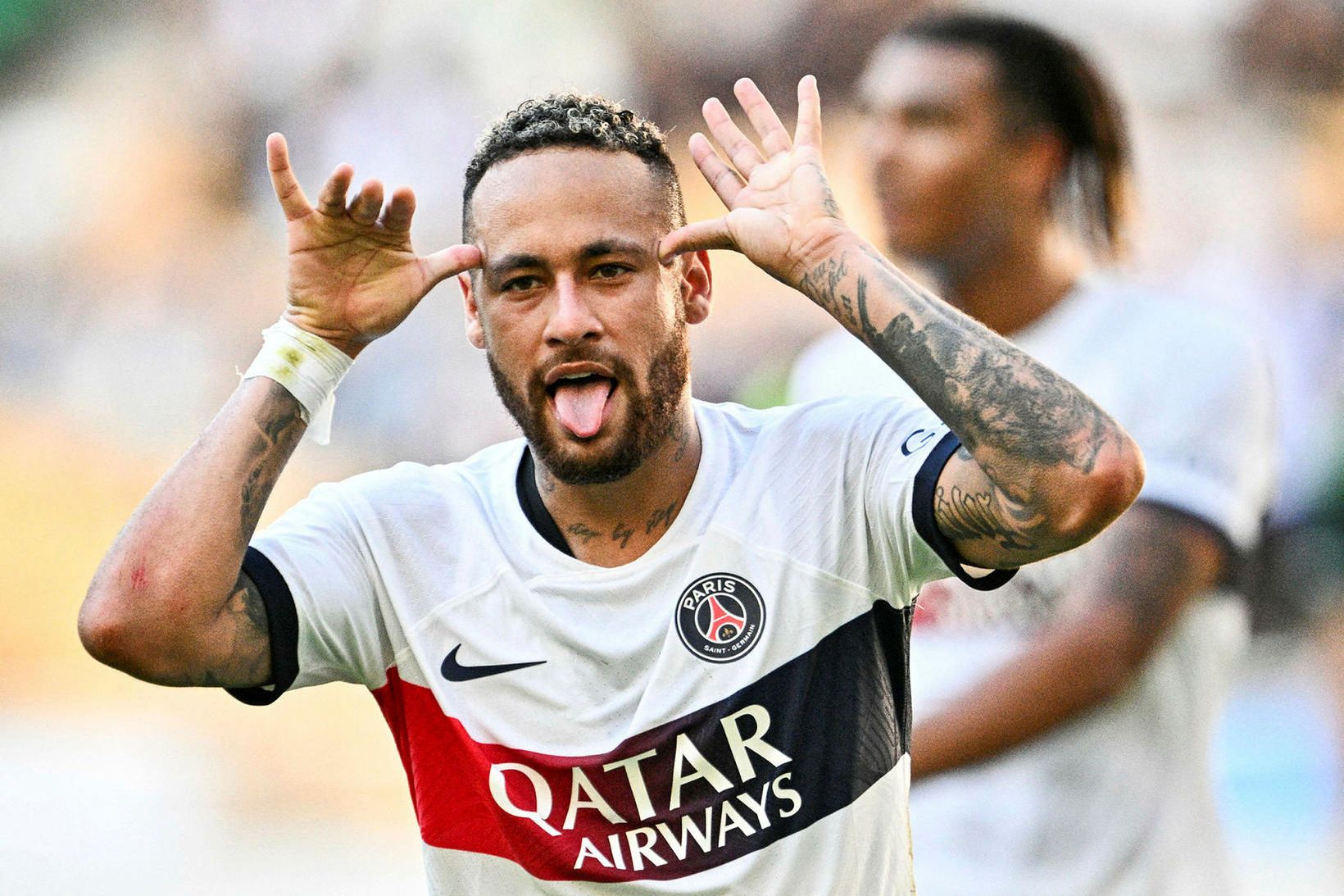 Neymar Jr í leik með París SG.