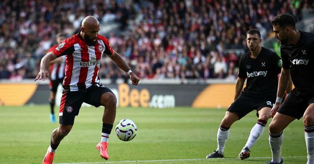 Bryan Mbeumo skoraði 20 mörk í úrvalsdeildinni í vetur.