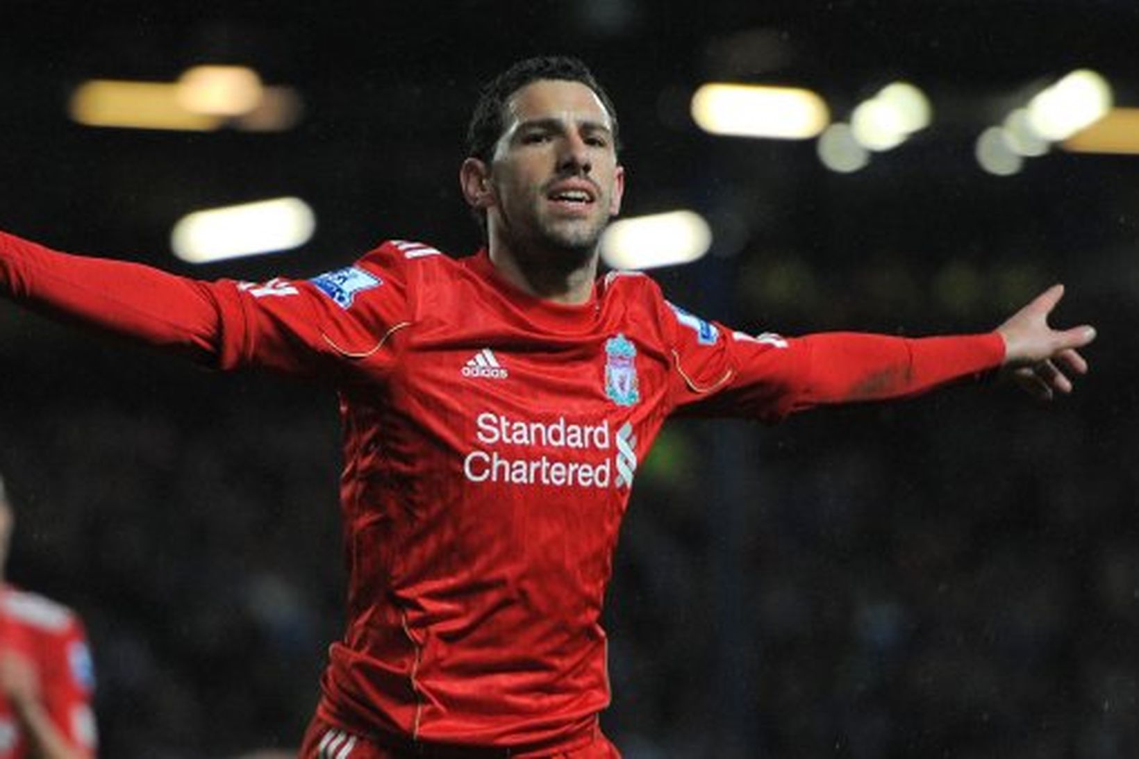 Maxi Rodríguez lék með Liverpool á árunum 2010 til 2012.