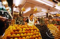 Mercado de La Boqueria í Barcelona