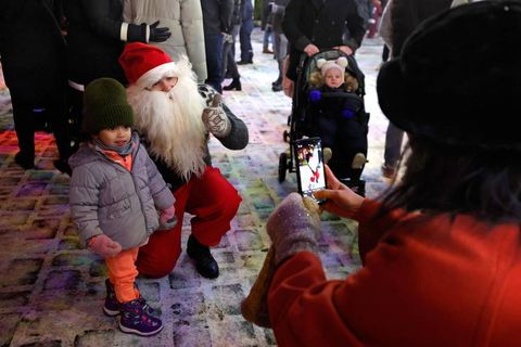 Hafnfjörður opened the Christmas village early this year, on November 16th, where this picture was taken.