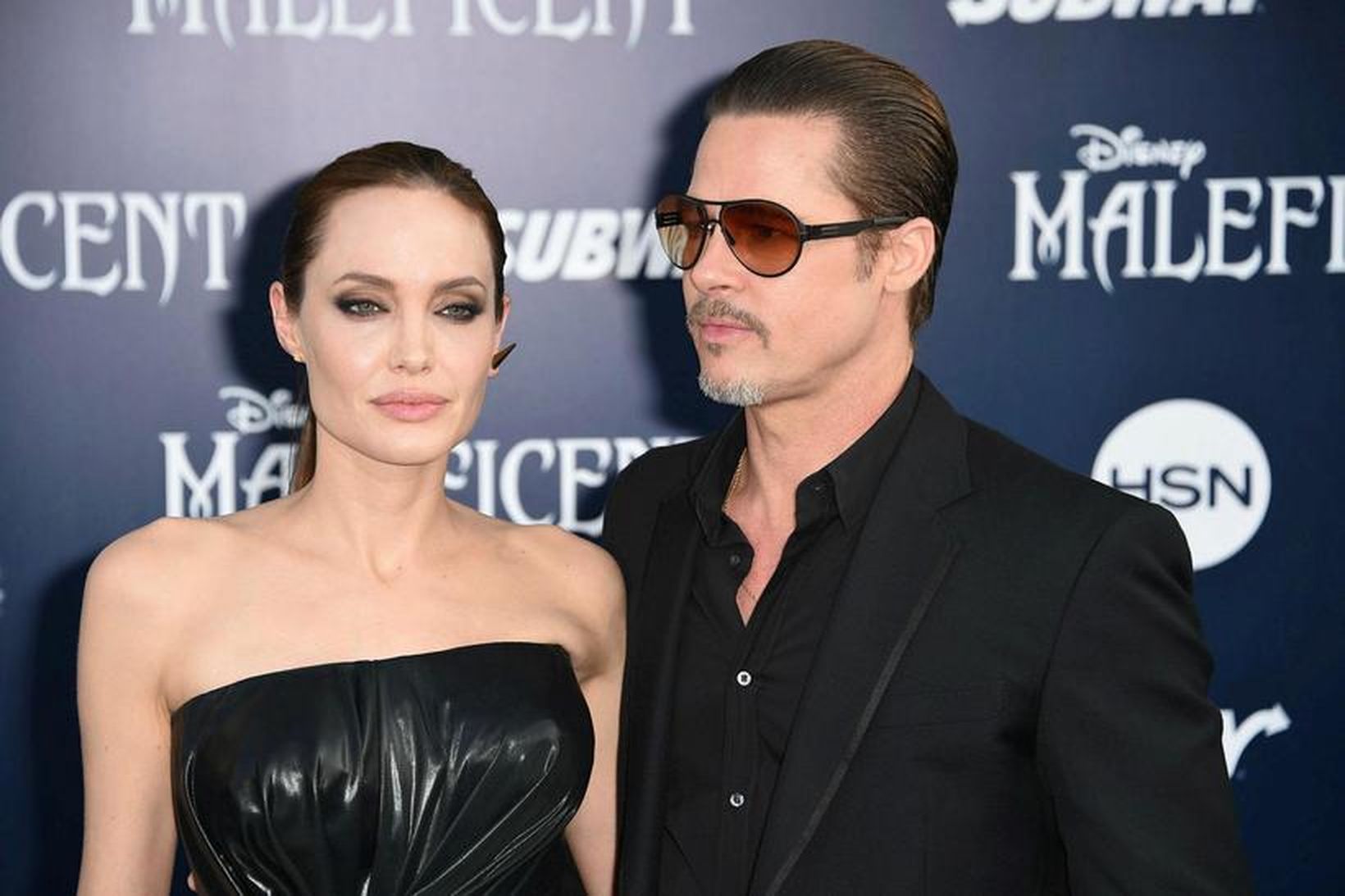 Angelina Jolie og Brad Pitt höfðu verið gift í tvö …