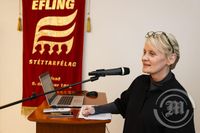 Efling félagsfundur Sólveig Anna Jónsdóttir