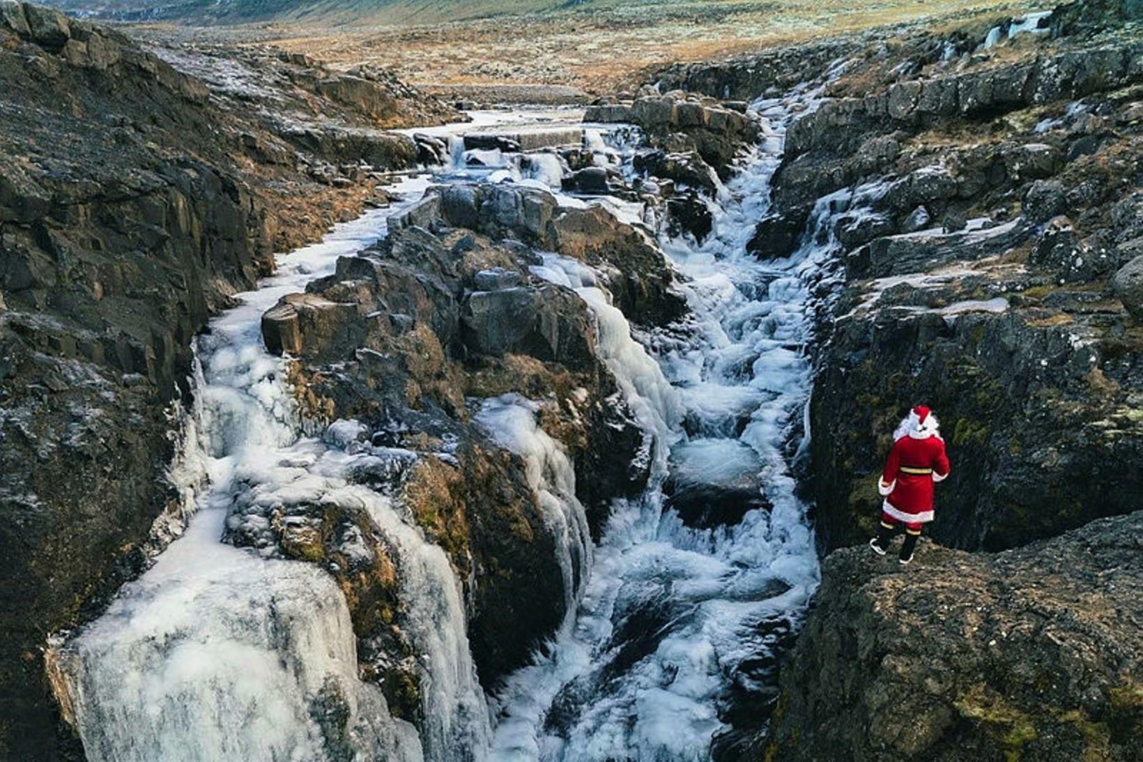 Sést hefur til Stekkjastaurs á leið til byggða.